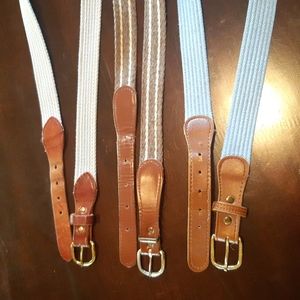 Bundle of 3 cotton Women's belts